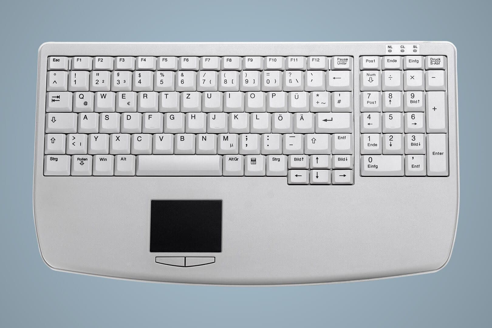 Active Key AK-7410-G toetsenbord USB Amerikaans Engels Wit (AK-7410-GU-W/US) thumbnail