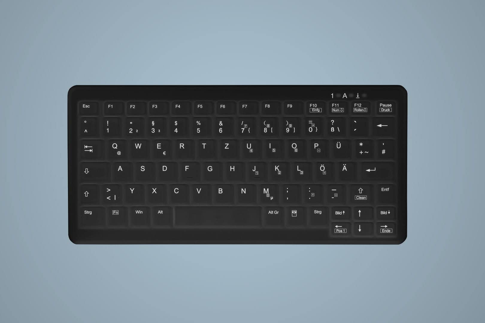 Active Key AK-C4110 toetsenbord RF Draadloos Duits Zwart (AK-C4110F-FU1-B/GE) thumbnail