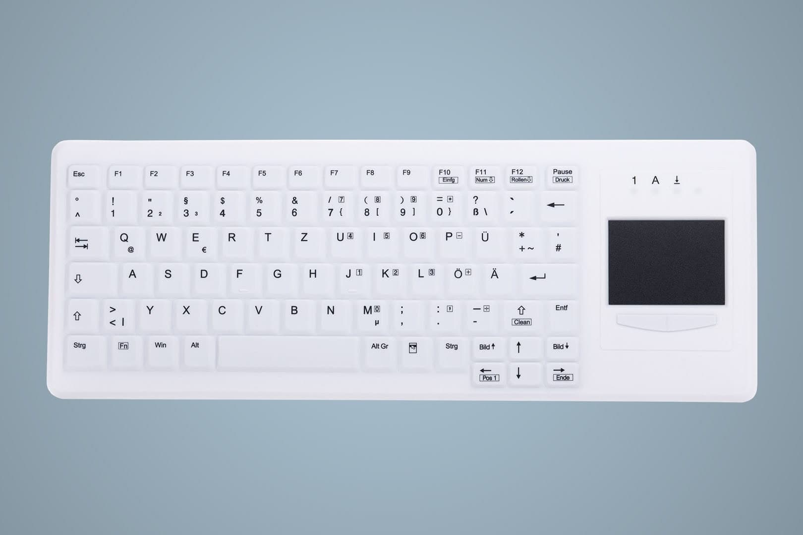 Active Key AK-C4400 toetsenbord USB Belgisch Wit (AK-C4400F-GUS-W/BE) thumbnail