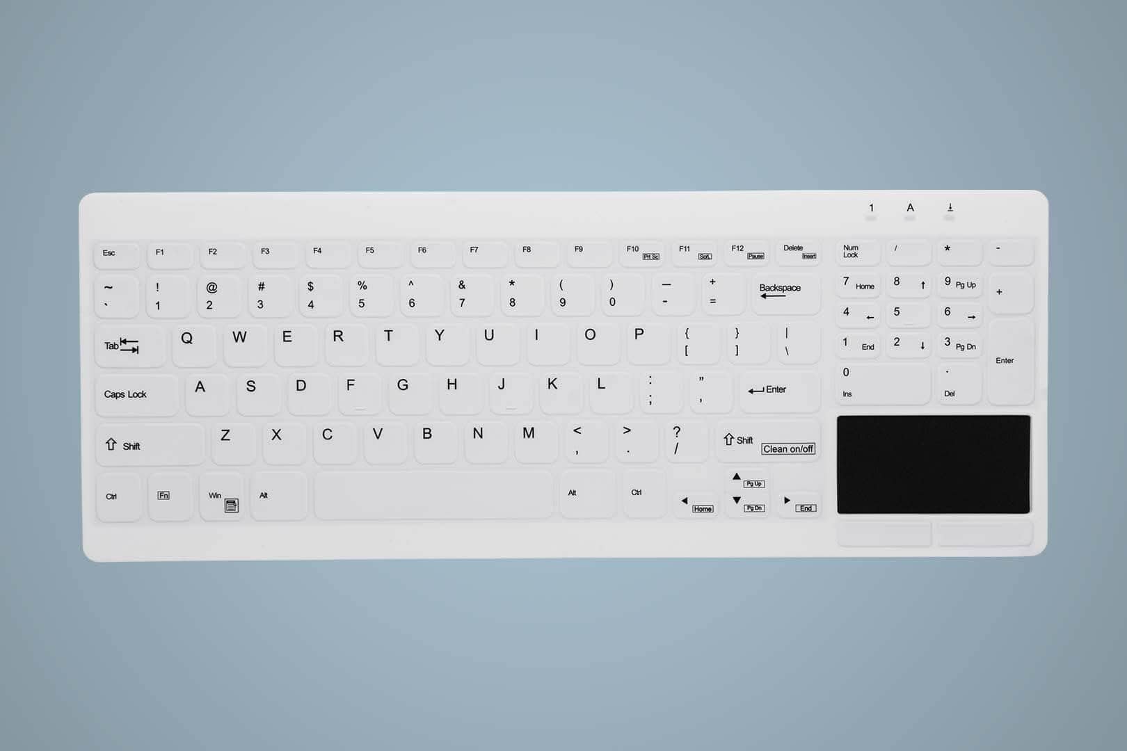 Active Key AK-C7412 toetsenbord USB Frans Wit (AK-C7412F-GUS-W/FR) thumbnail