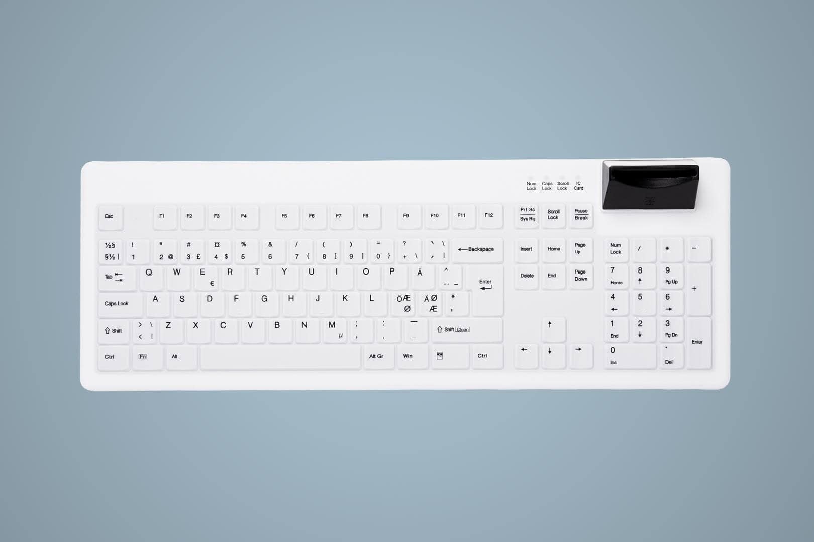 Active Key AK-C8200 toetsenbord USB Duits Wit (AK-C8200F-UV-BW/GE) thumbnail