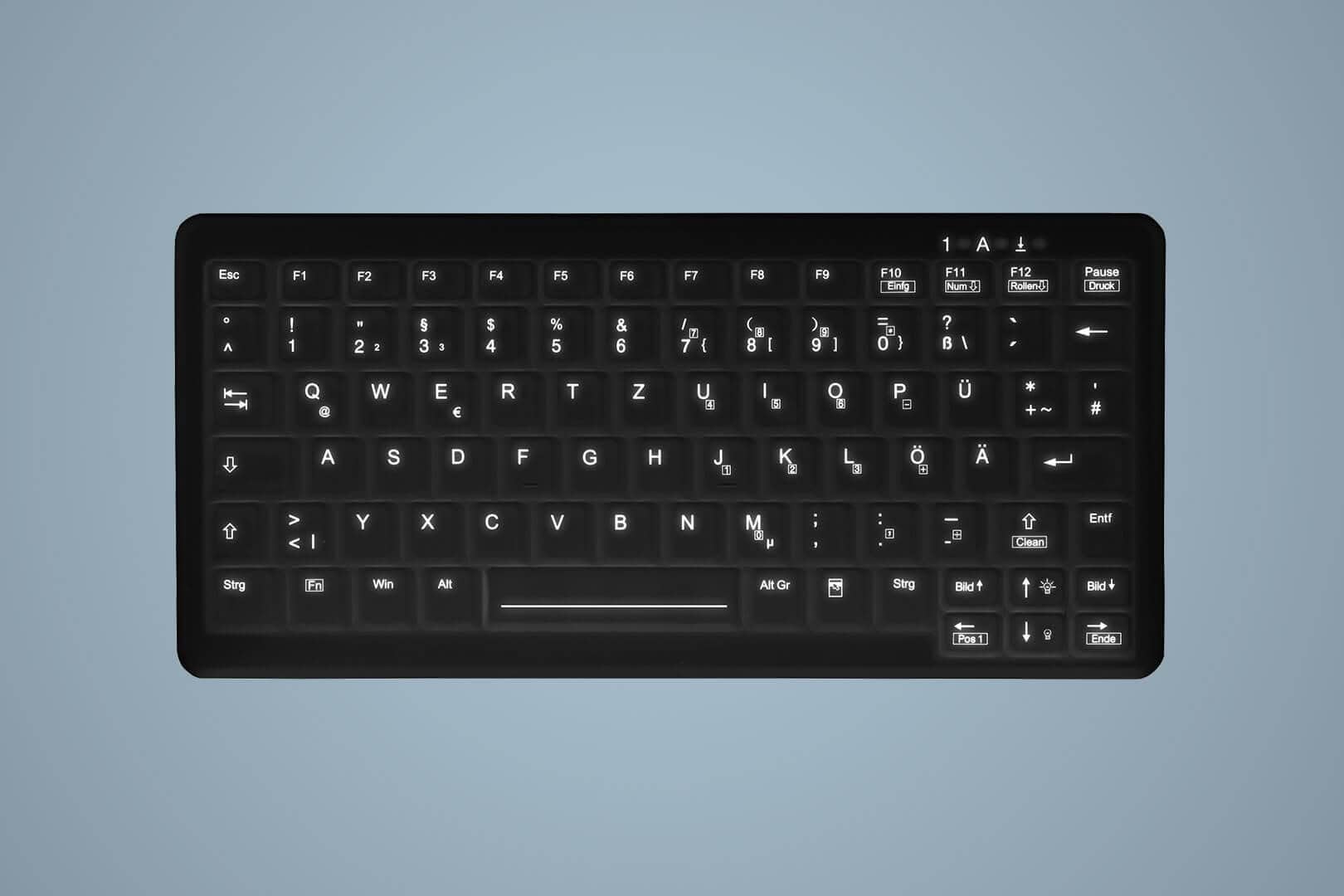Active Key AK-CB4110 toetsenbord USB Duits Zwart (AK-CB4110F-U1-B/GE) thumbnail
