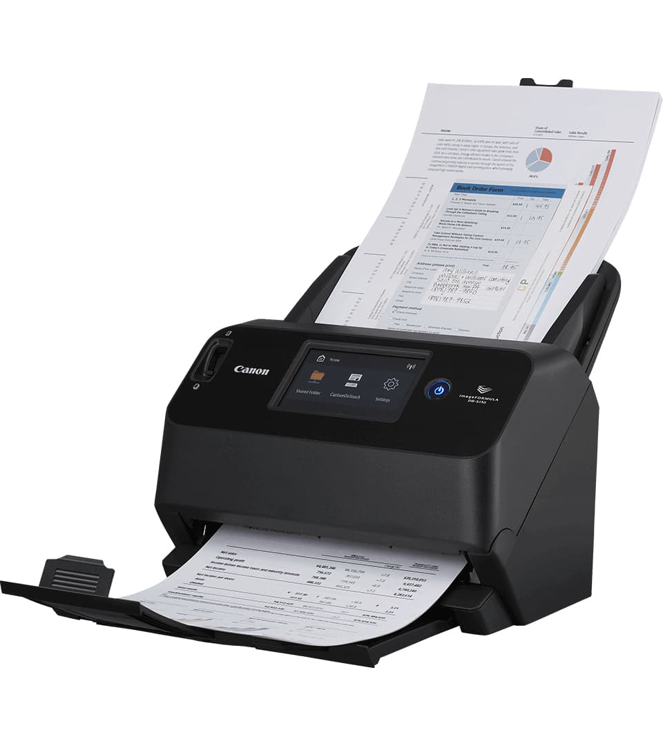 Canon imageFORMULA DR-S130 Paginascanner 600 x 600 DPI A4 Zwart (4812C001) thumbnail
