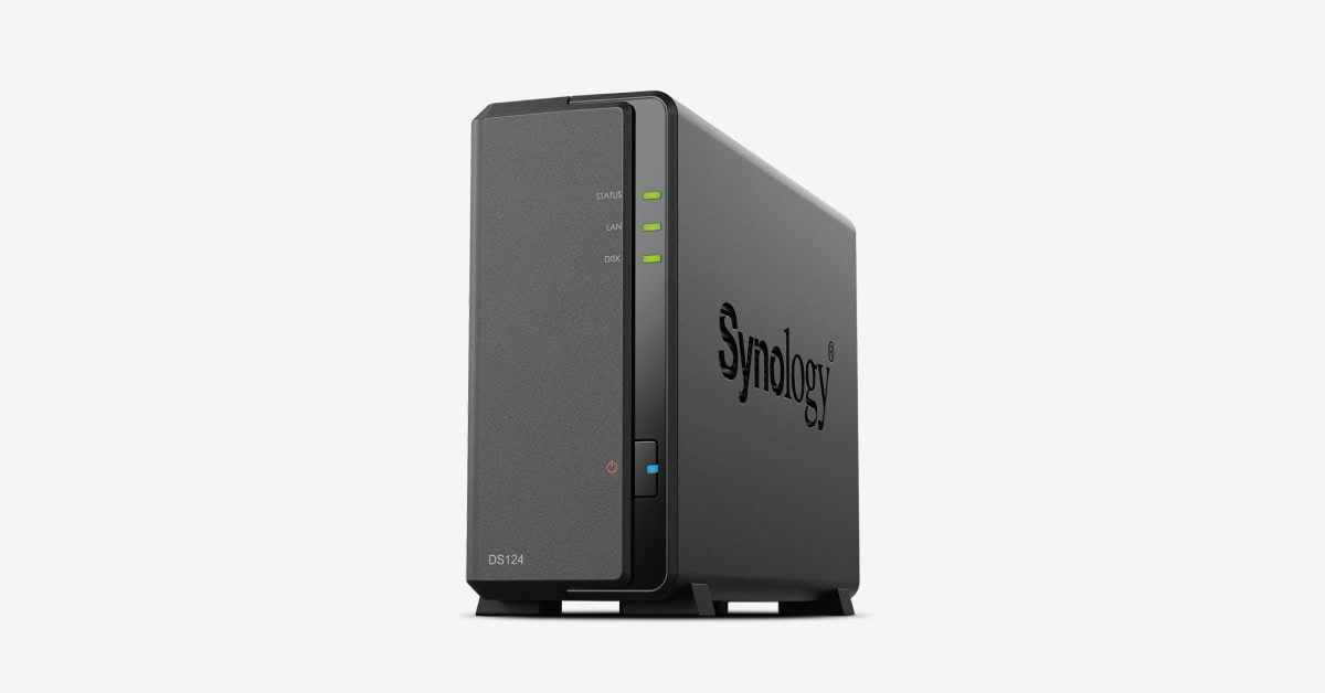 Synology DS124 RED 2TB (1x 2TB) (DS124-12R) thumbnail