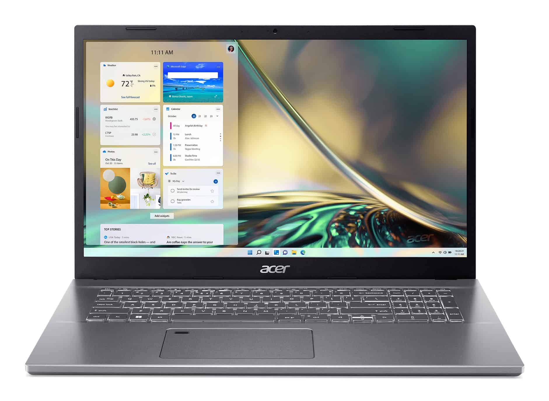 Acer Aspire 5 A517-53G-54B6 Intel® Core™ i5 i5-1235U Laptop 43,9 cm (17.3") Full HD 16 GB DDR4-SDRAM 512 GB SSD NVIDIA GeForce RTX 2050 Windows 11 Pro Grijs (NX.KPWEH.002) thumbnail