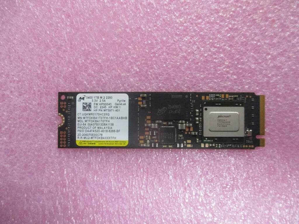 HP SPS-SSD 1TB-407237-MIN OF ICT KEN-LOCKED (L91019-001) thumbnail
