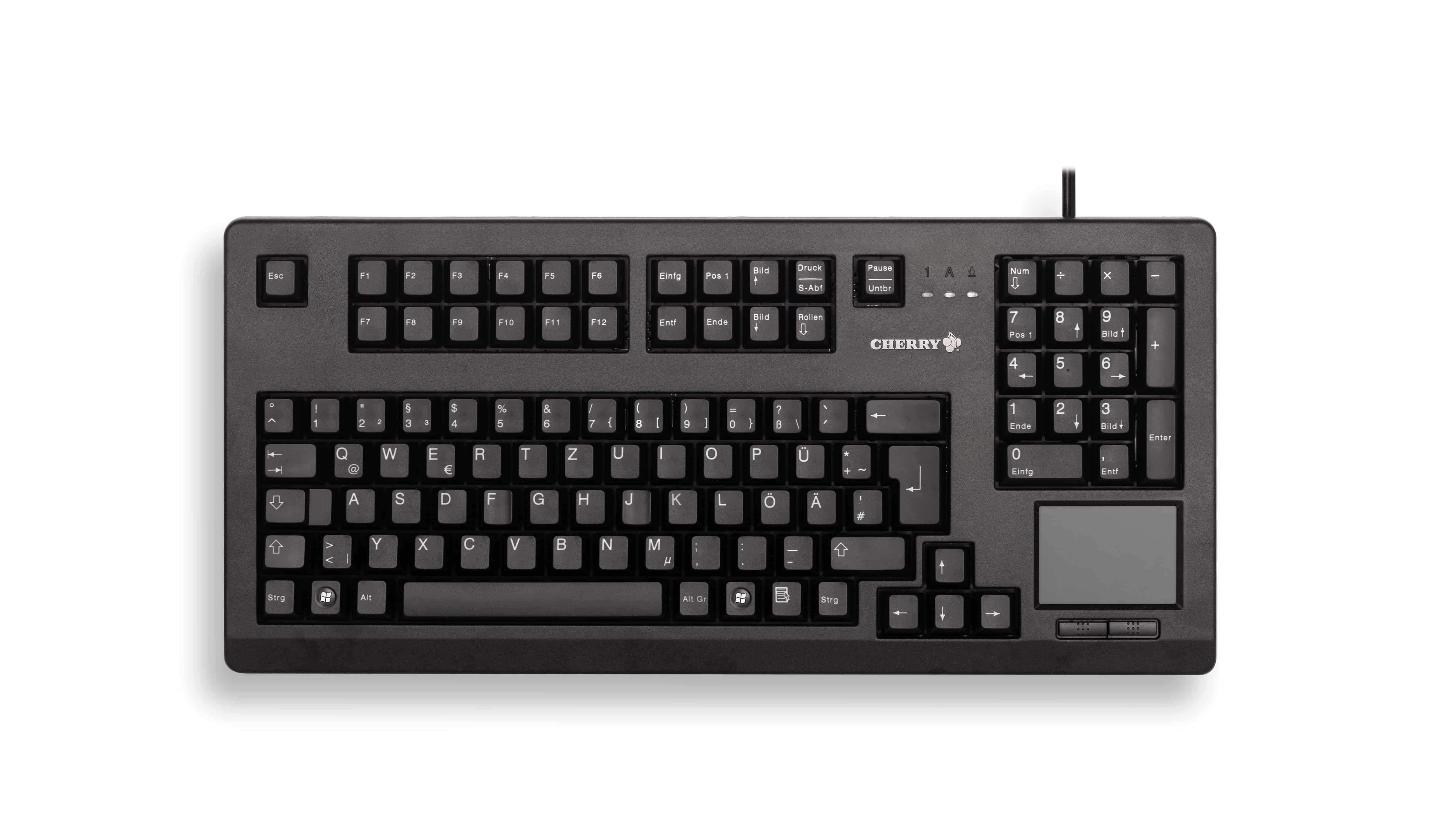 CHERRY TouchBoard G80-11900 toetsenbord USB QWERTY Engels Zwart (G80-11900LUMGB-2) thumbnail