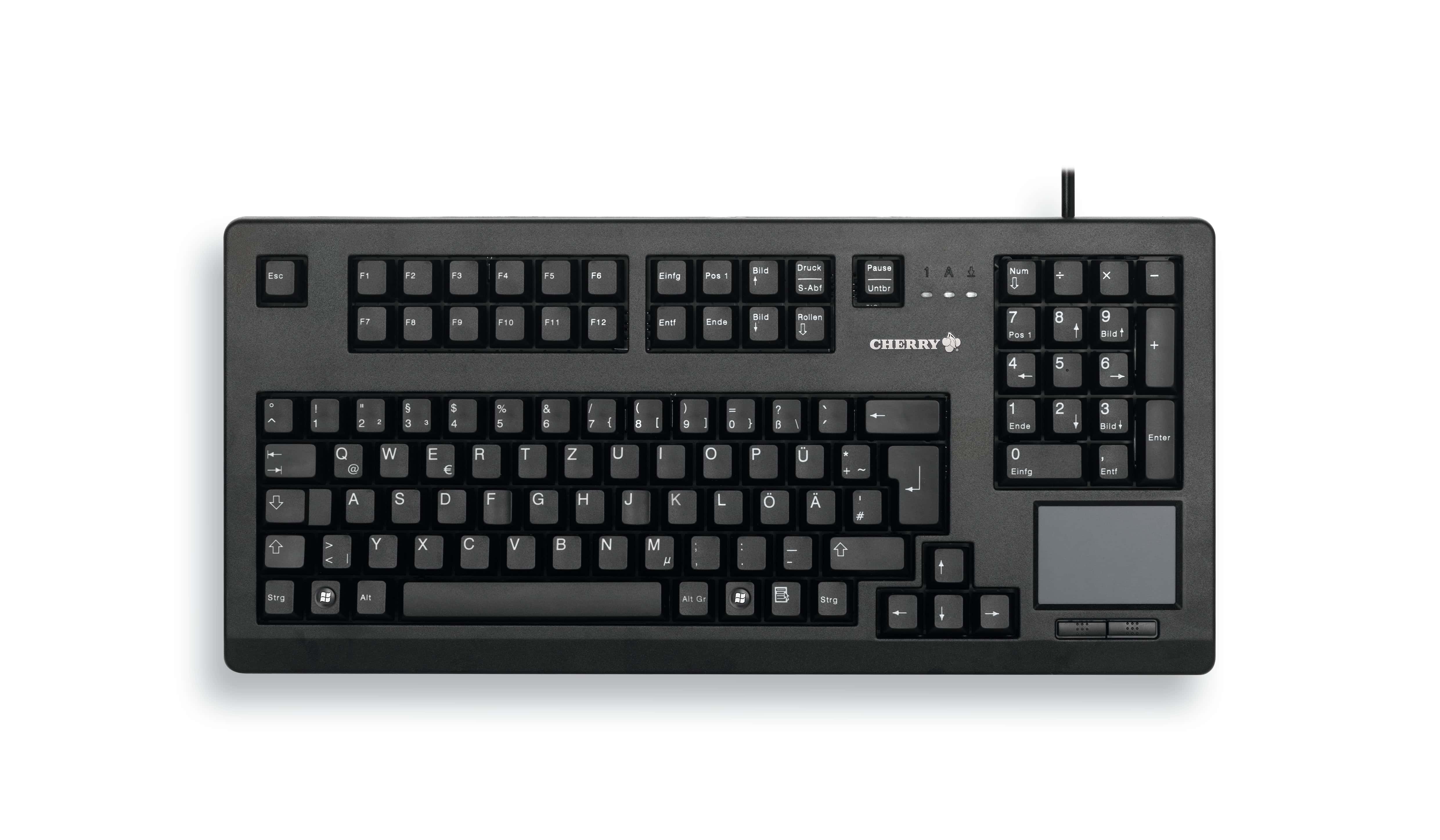 CHERRY TouchBoard G80-11900 toetsenbord Kantoor USB QWERTY Scandinavisch Zwart (G80-11900LUMPN-2) thumbnail