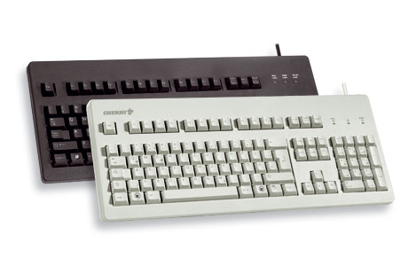 CHERRY Standard PC keyboard G80-3000 USB, PS-2 toetsenbord USB + PS/2 QWERTY Zwart (G80-3000LSCEU-2) thumbnail