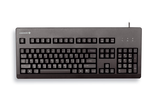 CHERRY G80-3000 toetsenbord USB Amerikaans Engels Zwart (G80-3000LXCEU-2) thumbnail