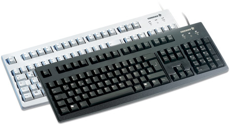CHERRY Comfort keyboard USB, SF toetsenbord QWERTY Grijs (G83-6105LUNSF-0) thumbnail