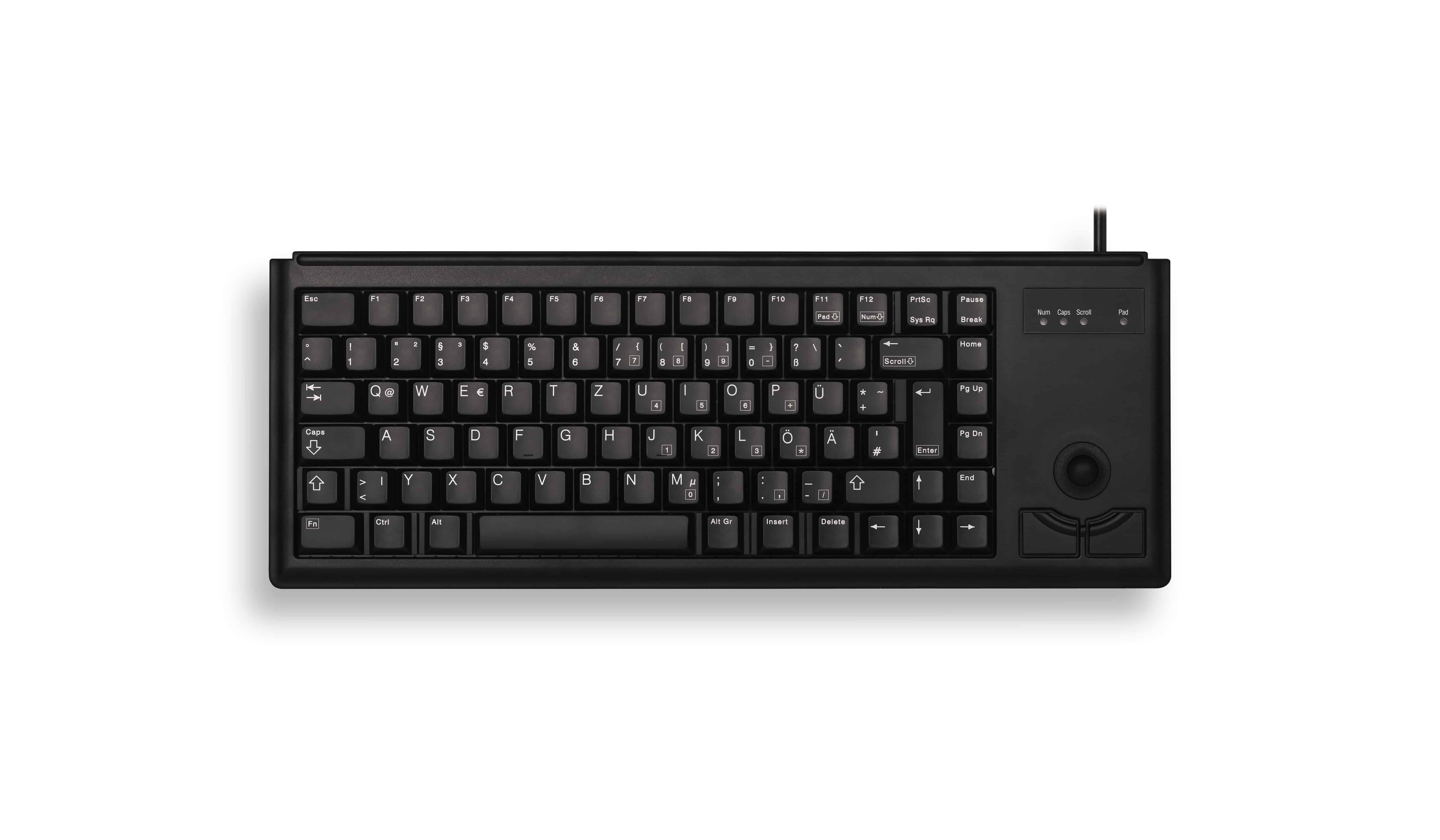 CHERRY G84-4400 toetsenbord USB QWERTY Scandinavisch Zwart (G84-4400LUBPN-2) thumbnail
