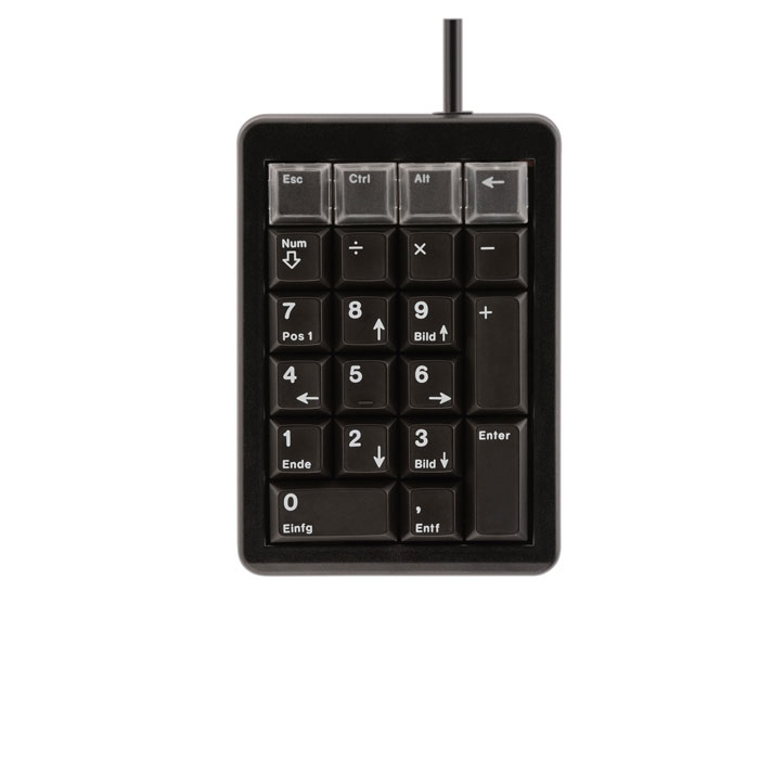 CHERRY G84-4700 numeriek toetsenbord Laptop/pc USB Zwart (G84-4700LUCDE-2) thumbnail