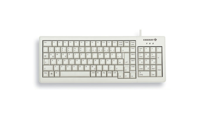 CHERRY XS G84-5200LCMCH-0 toetsenbord Thuis USB Zwitsers Grijs (G84-5200LCMCH-0) thumbnail