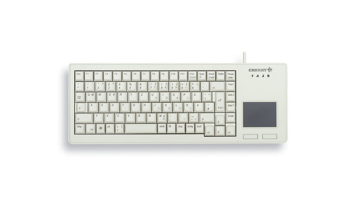 CHERRY XS Touchpad toetsenbord USB QWERTY Amerikaans Engels Grijs (G84-5500LUMEU-0) thumbnail