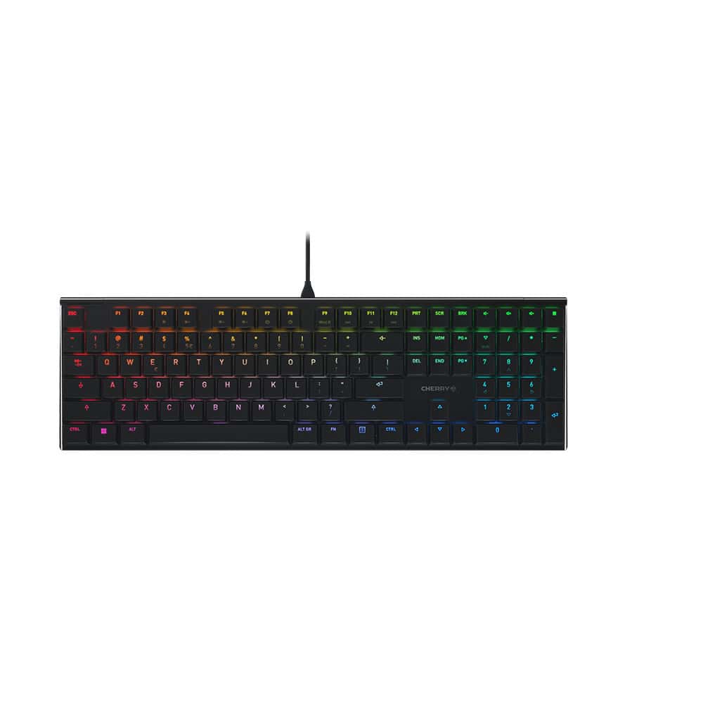 CHERRY MX 10.0N toetsenbord USB QWERTY US International Zwart (G8A-25010LVBEU-2) thumbnail
