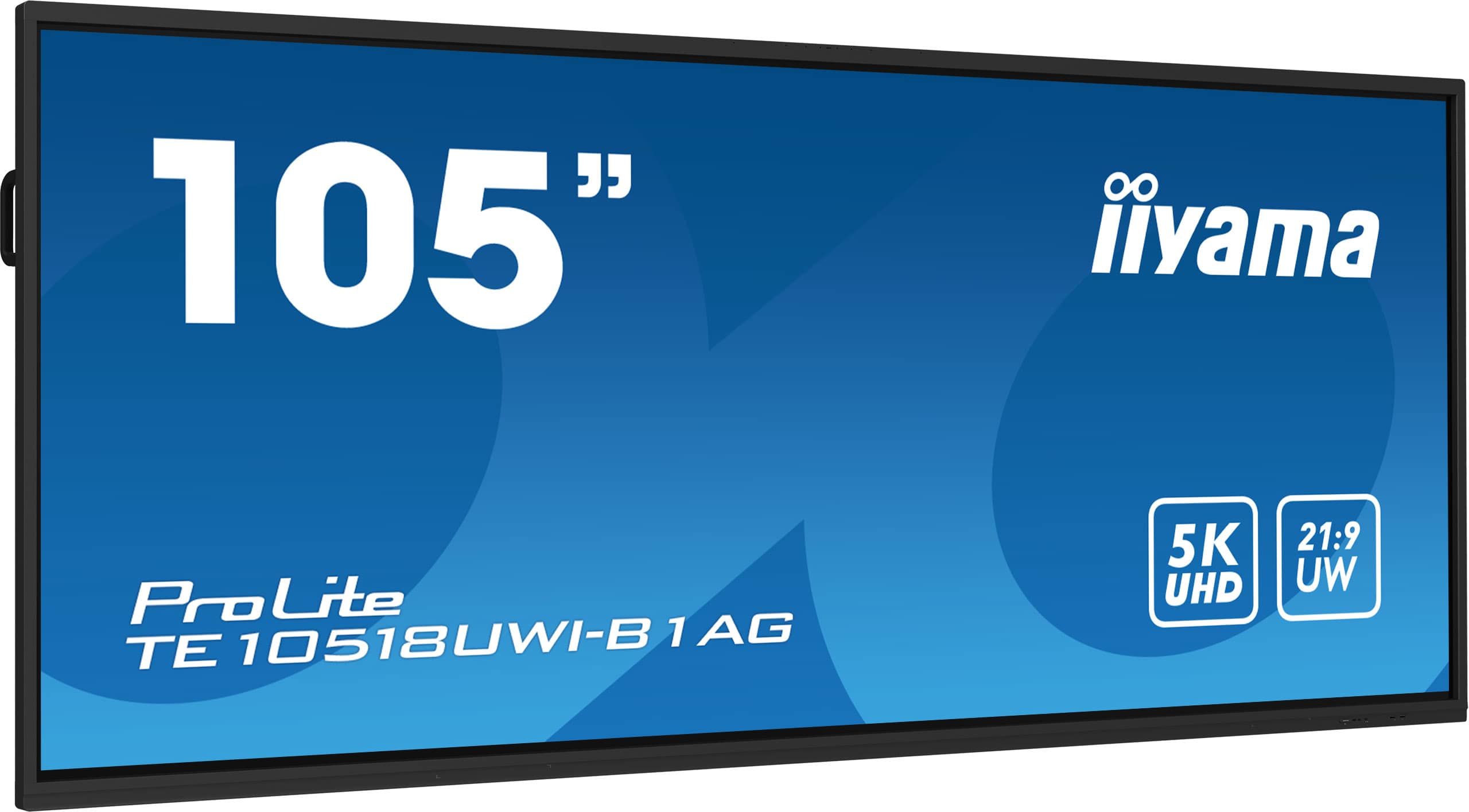 iiyama PROLITE Digitaal A-kaart 2,67 m (105") LED Wifi 450 cd/m² 5K Ultra HD Zwart Touchscreen Type processor Android 24/7 (TE10518UWI-B1AG) thumbnail
