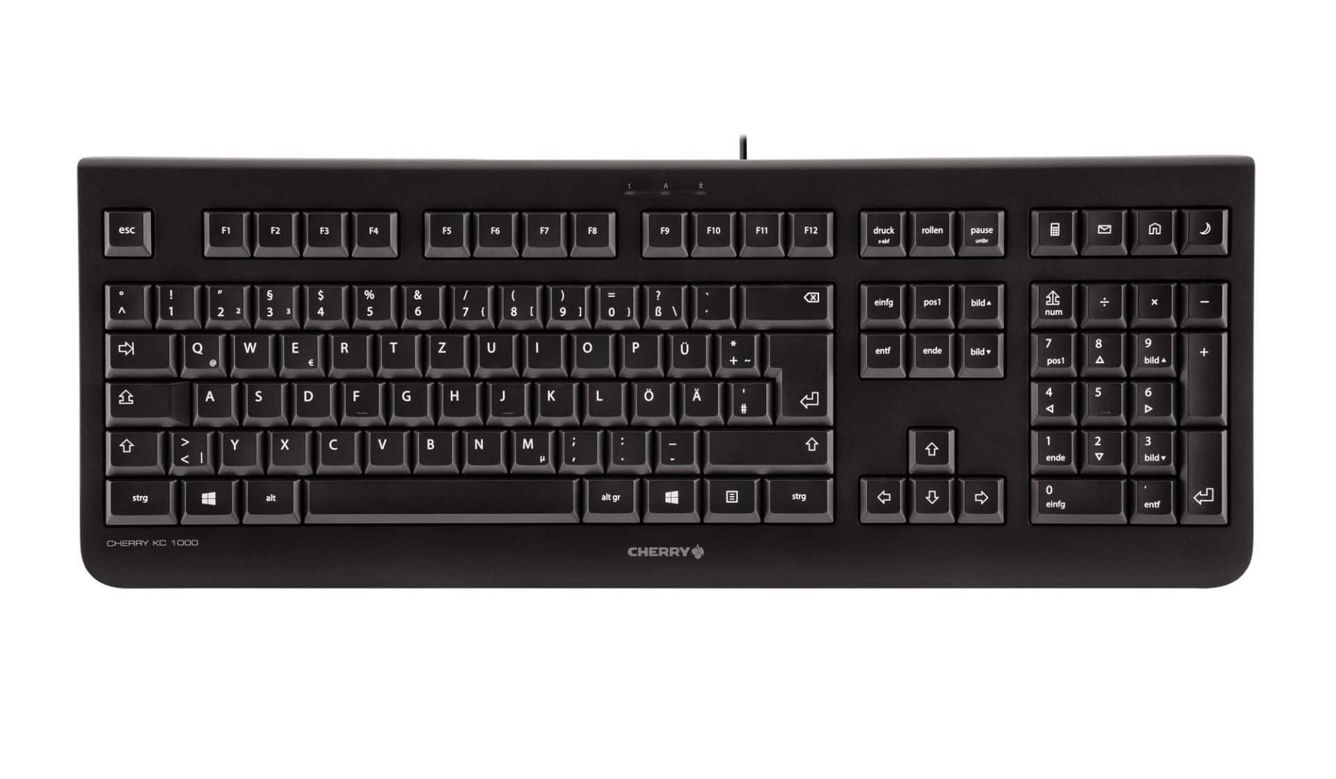 CHERRY KC 1000 toetsenbord Gamen USB Hongaars Zwart (JK-0800HU-2) thumbnail