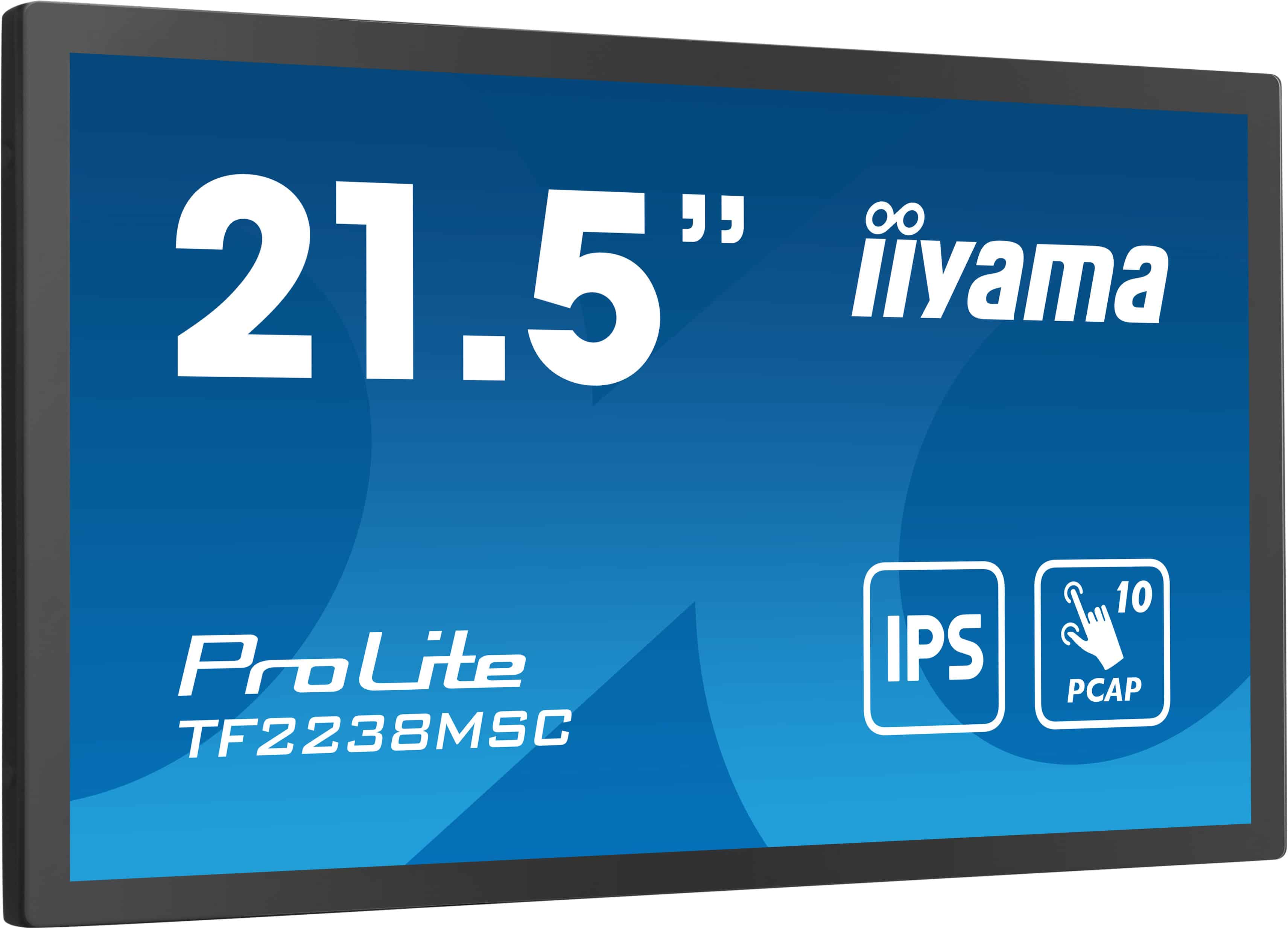 iiyama TF2238MSC-B1 computer monitor 53,3 cm (21") 1920 x 1080 Pixels Full HD LED Touchscreen Zwart (TF2238MSC-B1) thumbnail