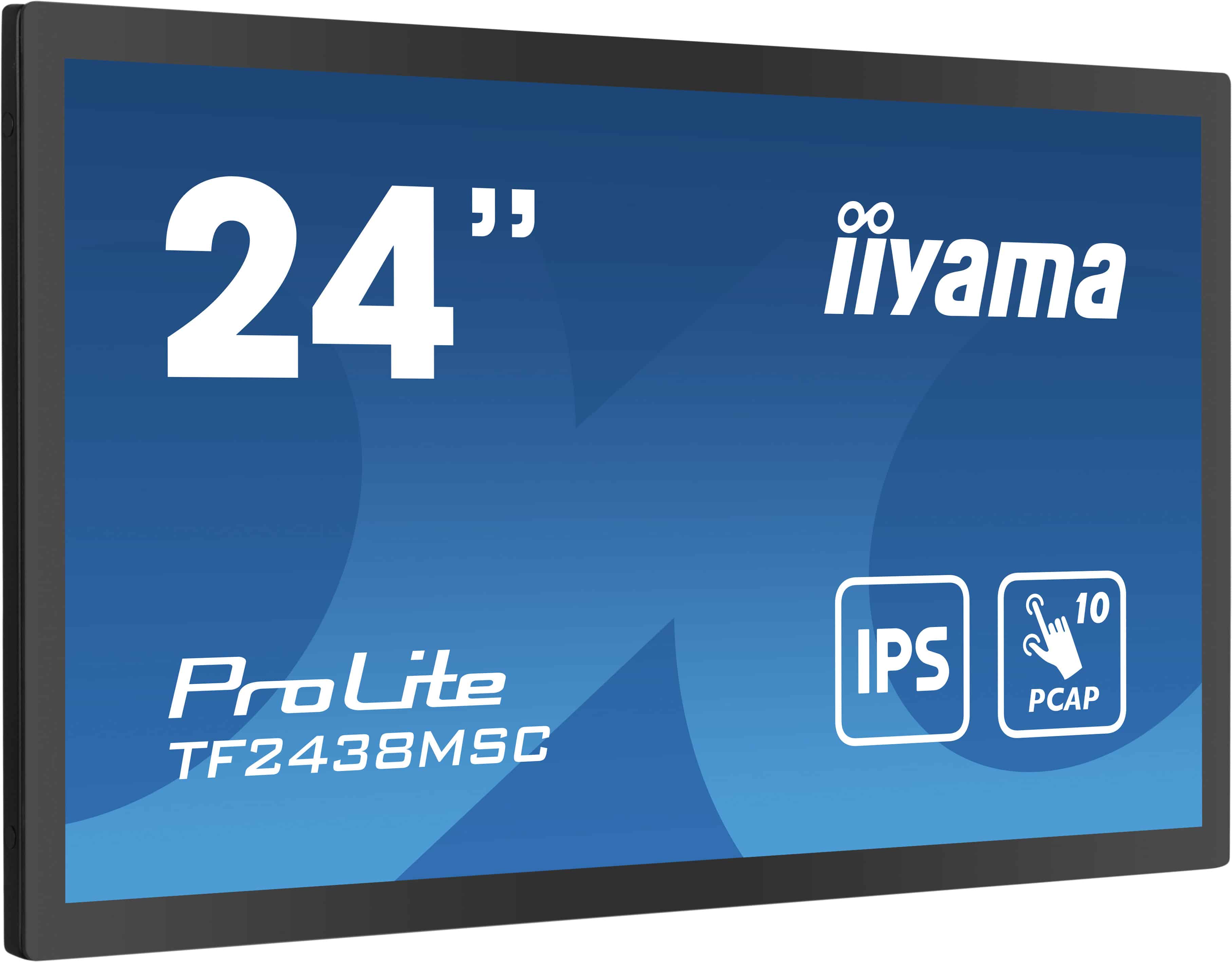 iiyama TF2438MSC-B1 computer monitor 60,5 cm (23.8") 1920 x 1080 Pixels Full HD LED Touchscreen Zwart (TF2438MSC-B1) thumbnail