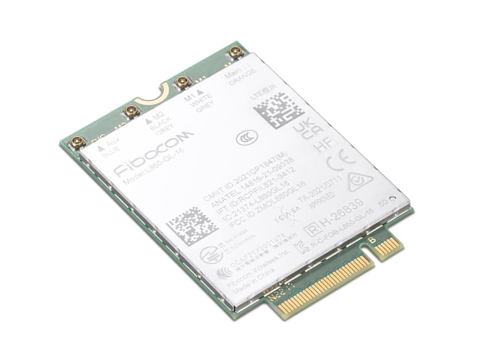 Lenovo 4XC1M72794 netwerkkaart Intern WWAN 1000 Mbit/s (4XC1M72794) thumbnail