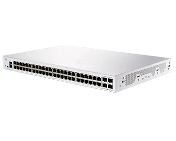 Cisco CBS250-48T-4X-EU netwerk-switch Managed L2/L3 Gigabit Ethernet (10/100/1000) Zilver (CBS250-48T-4X-EU) thumbnail