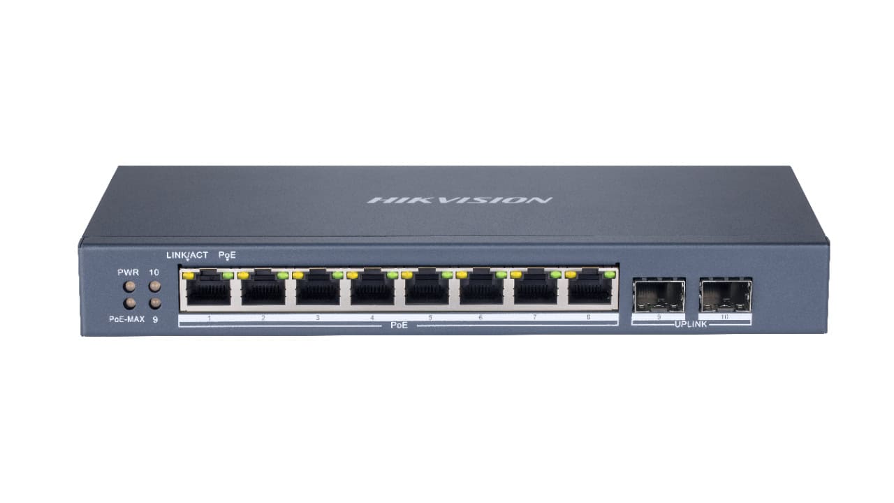 Hikvision DS-3E1510P-SI netwerk-switch Managed L2 Gigabit Ethernet (10/100/1000) Power over Ethernet (PoE) Zwart (301802029) thumbnail Hikvision DS-3E1510P-SI netwerk-switch Managed L2 Gigabit Ethernet (10/100/1000) Power over Ethernet (PoE) Zwart (301802029) thumbnail