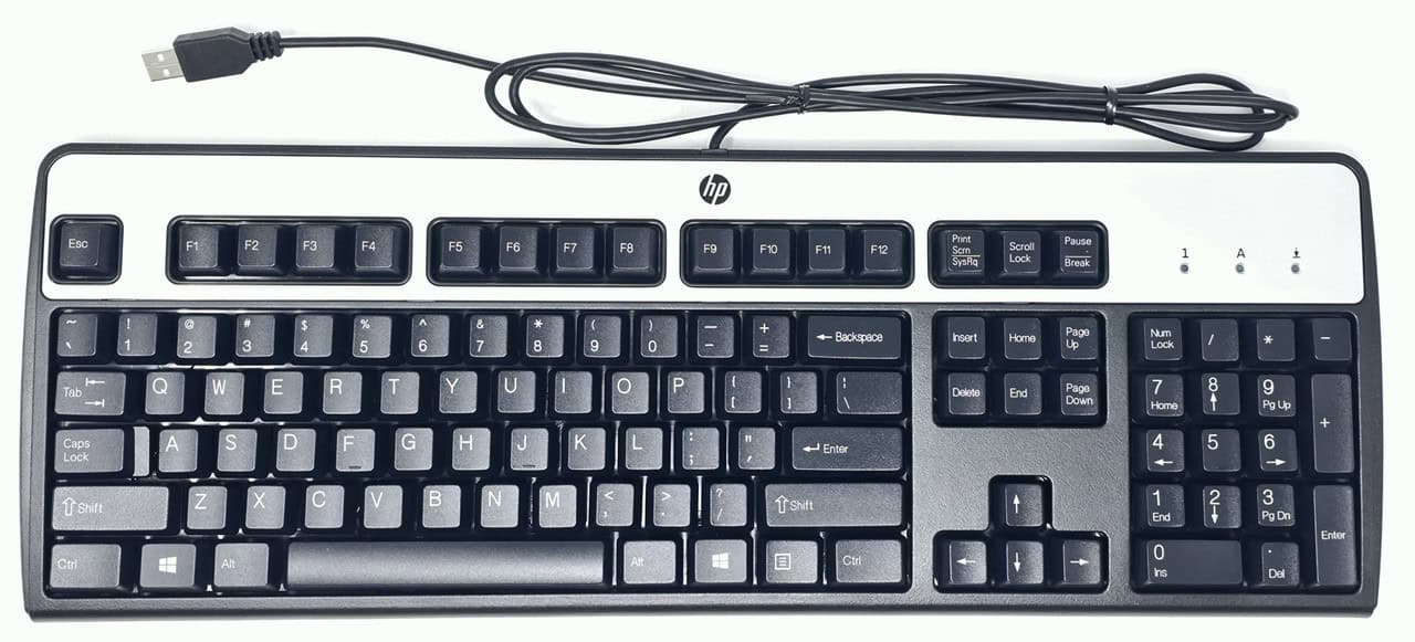 HP USB Keyboard Basic, DK (434821-082) thumbnail