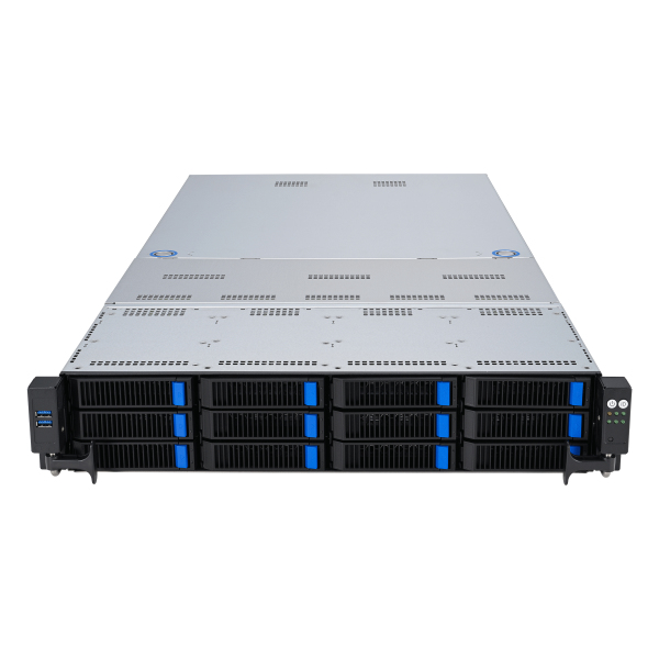 ASUS RS720-E11-RS12U Intel C741 Rack (2U) Zwart, Zilver (90SF01Z1-M00270) thumbnail