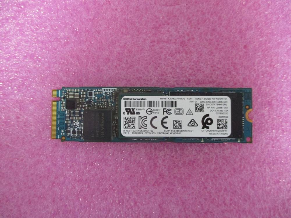 HP SKO-SSD 512GB M2 2280 PCIE 3X4 (L85360-001) thumbnail