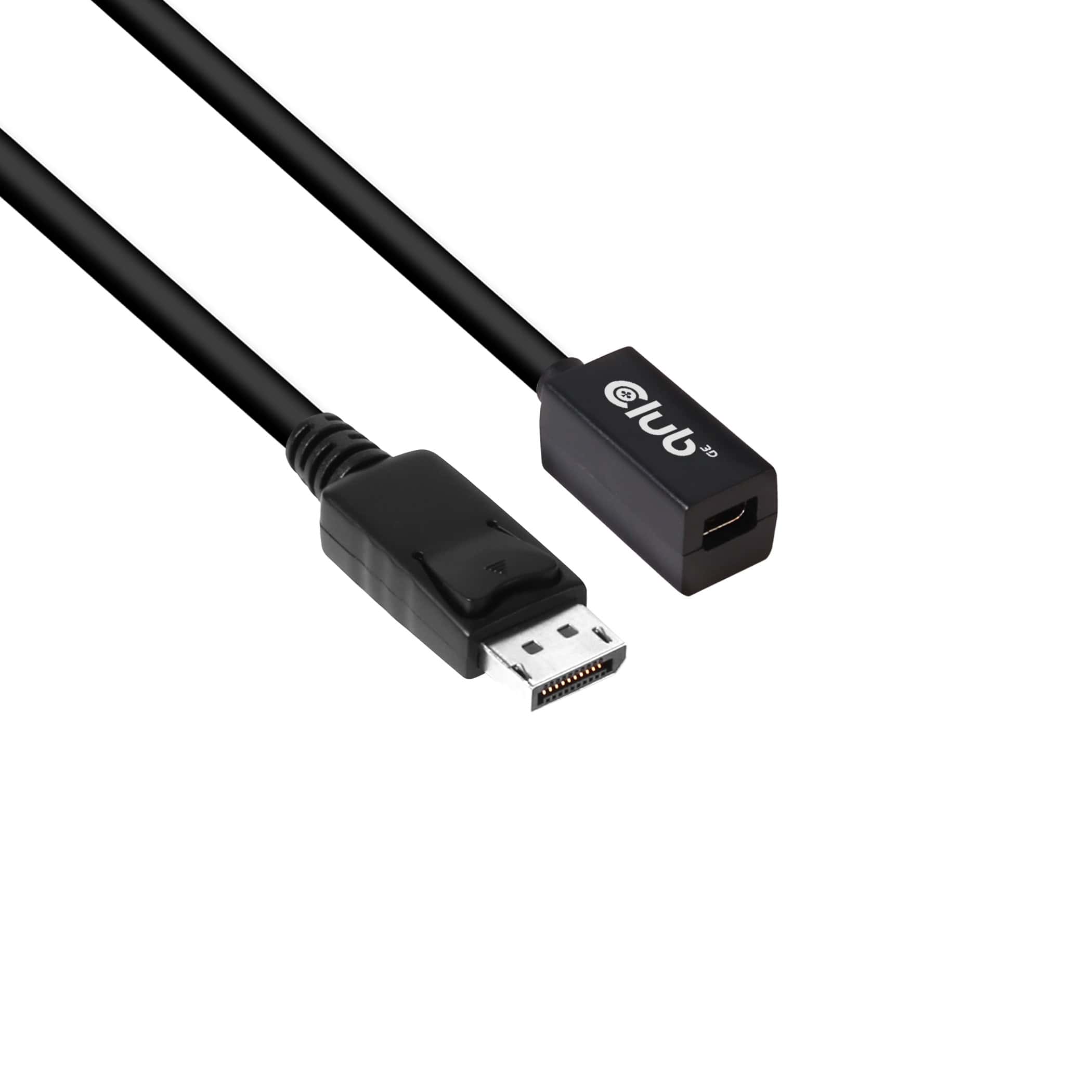 CLUB3D Mini DisplayPort 1.4 to DisplayPort Extension Cable 8K60Hz DSC 1.2 HBR3 HDR Bidirectional F/M 1m (CAC-1120) thumbnail CLUB3D Mini DisplayPort 1.4 to DisplayPort Extension Cable 8K60Hz DSC 1.2 HBR3 HDR Bidirectional F/M 1m (CAC-1120) thumbnail