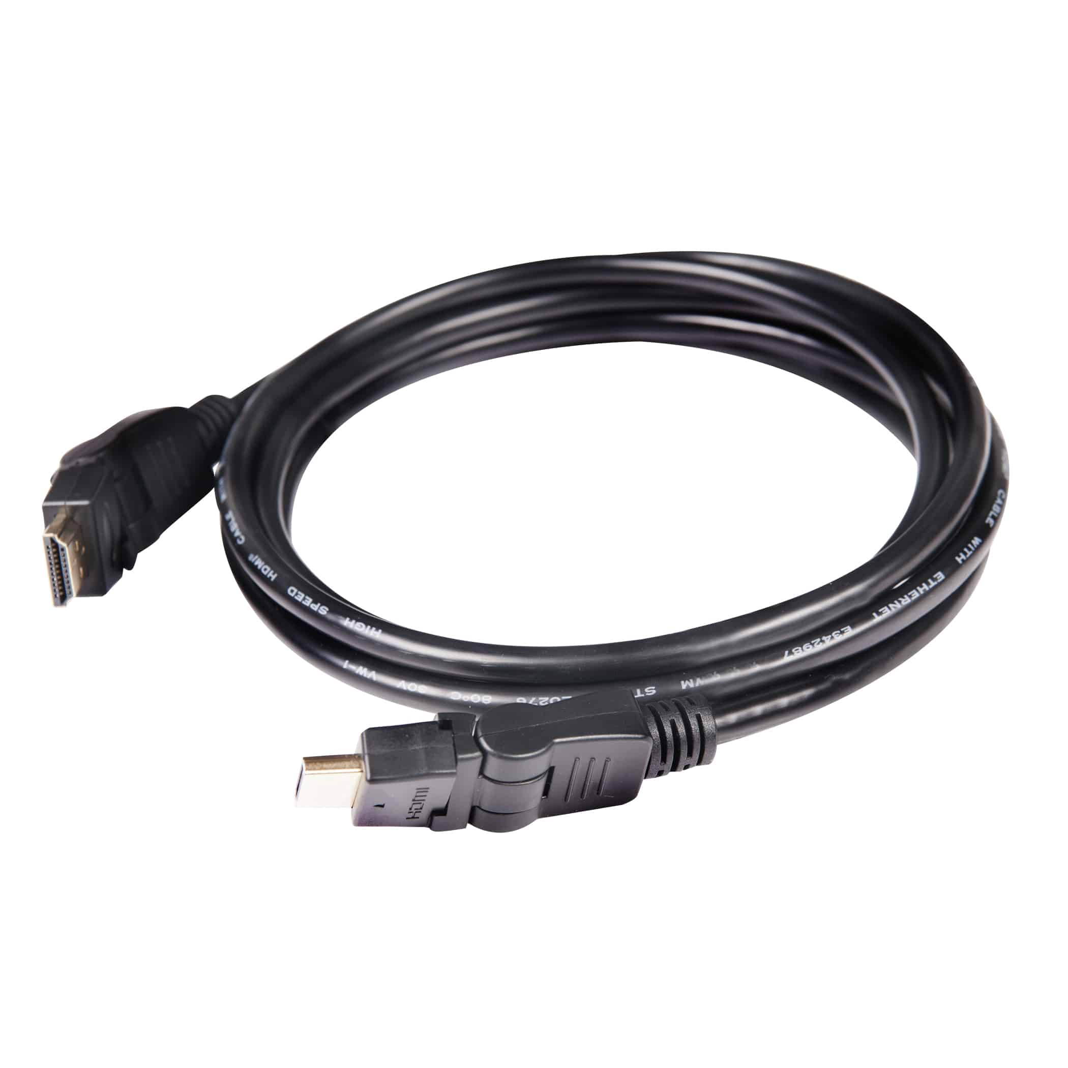 CLUB3D HDMI 2.0 4K60Hz UHD 360 Graden roterende kabel 2 meter (CAC-1360) thumbnail