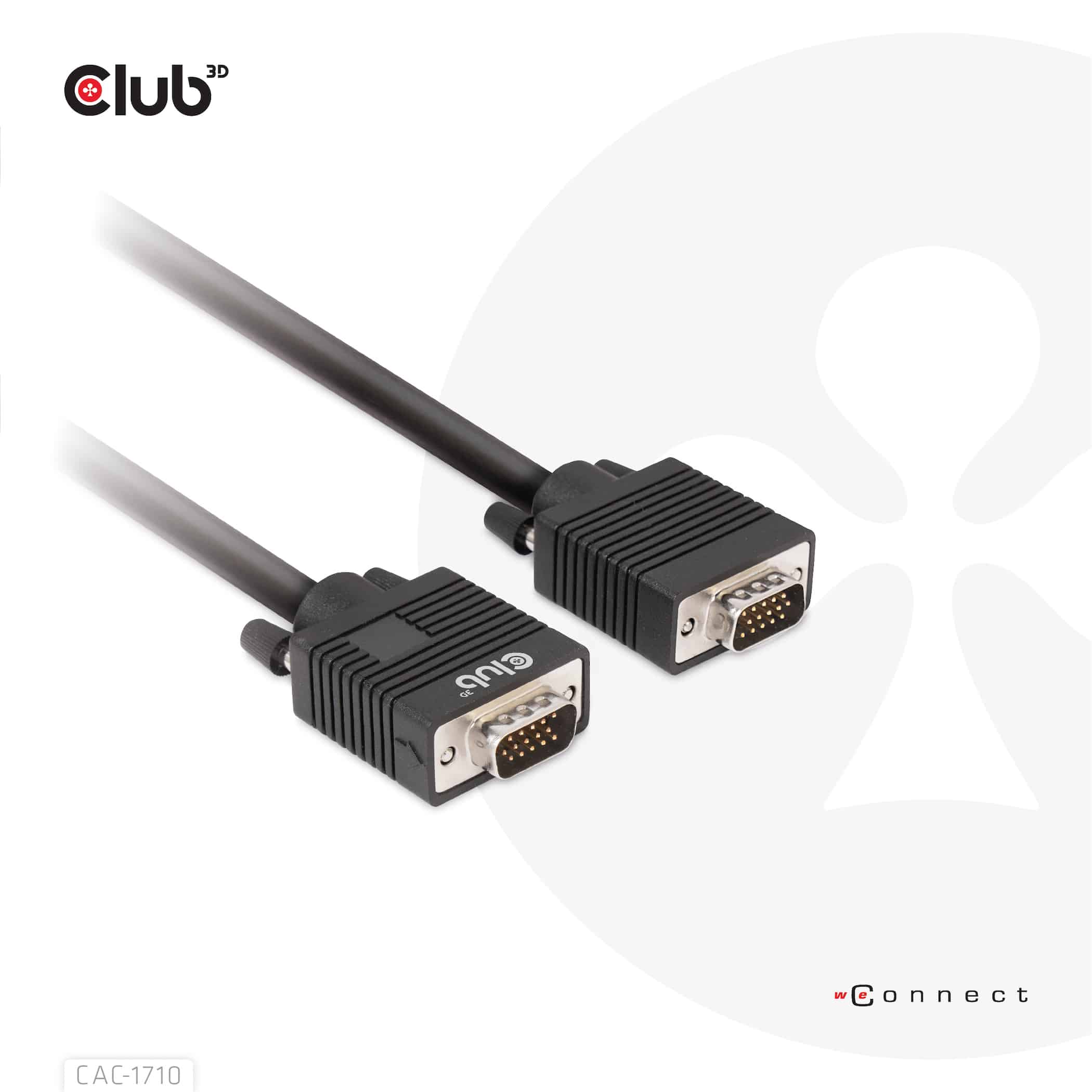 CLUB3D VGA Cable Bidirectional M/M 10m/32.8ft 28AWG (CAC-1710) thumbnail