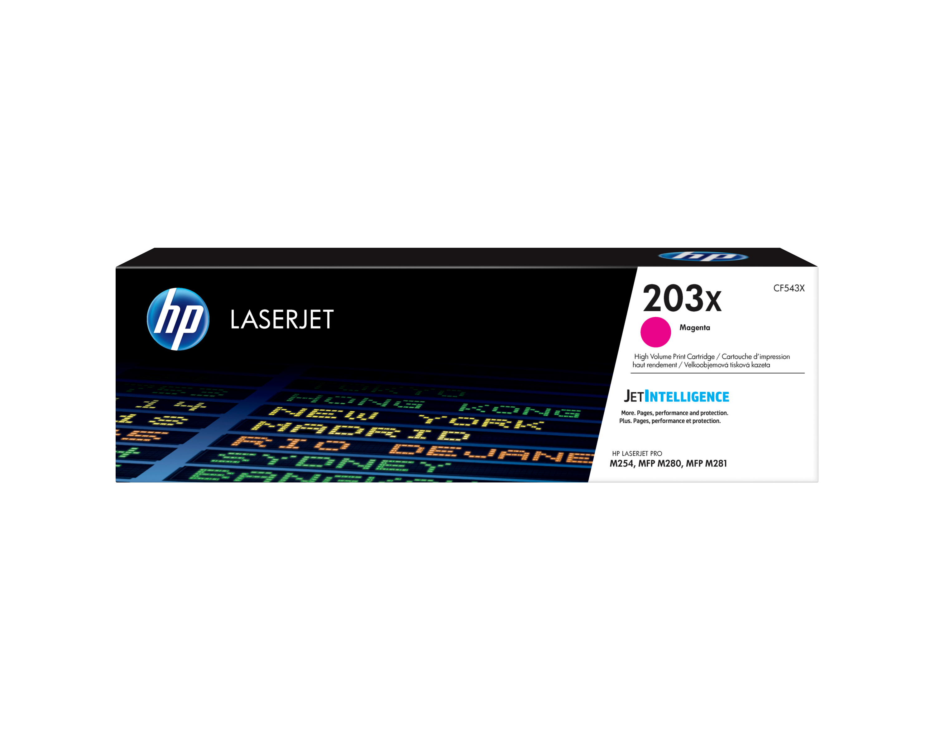 HP Originele 203X high-capacity magenta LaserJet tonercartridge (CF81-6792) thumbnail