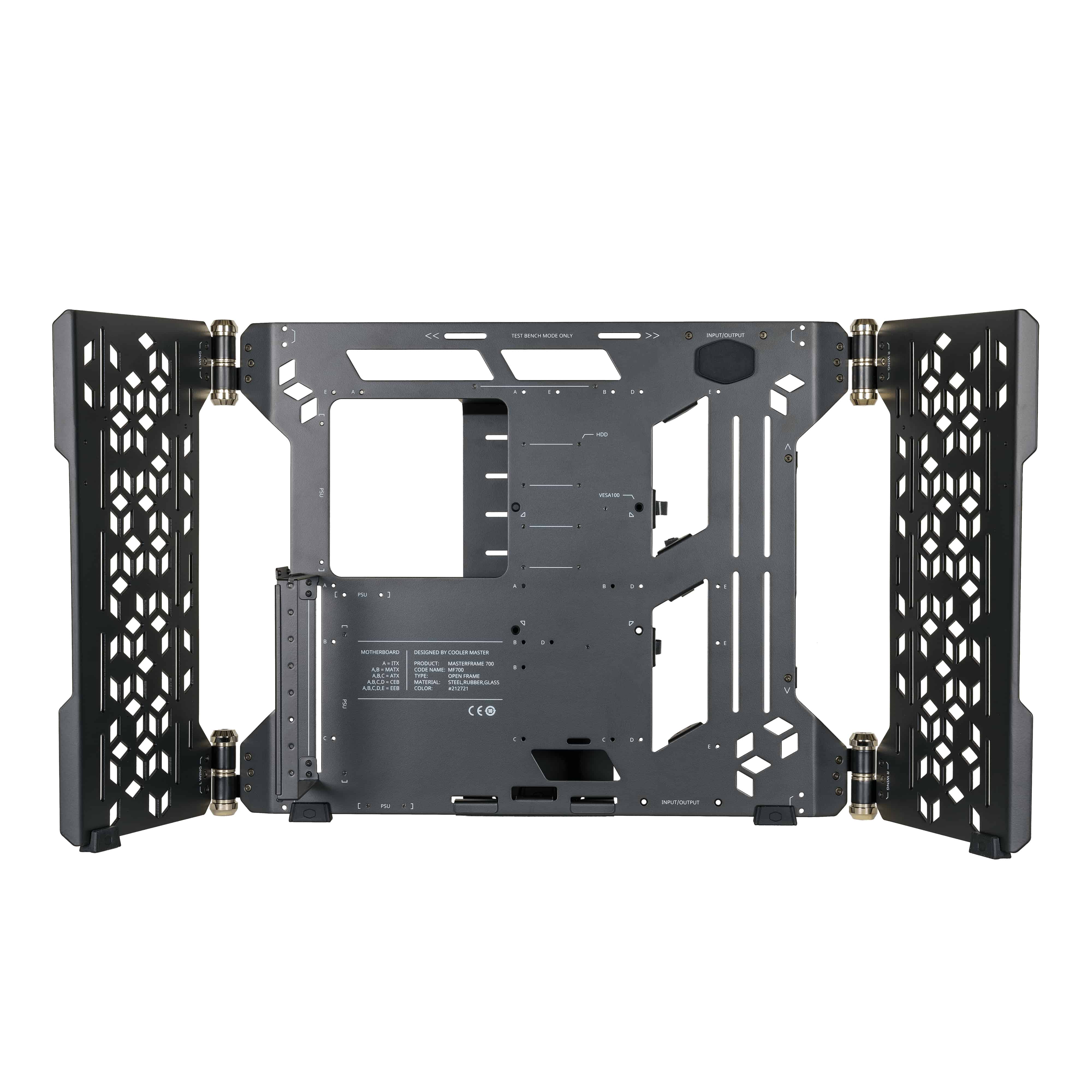 Cooler Master Masterframe 700 Full Tower Zwart (MCF-MF700-KGNN-S00) thumbnail