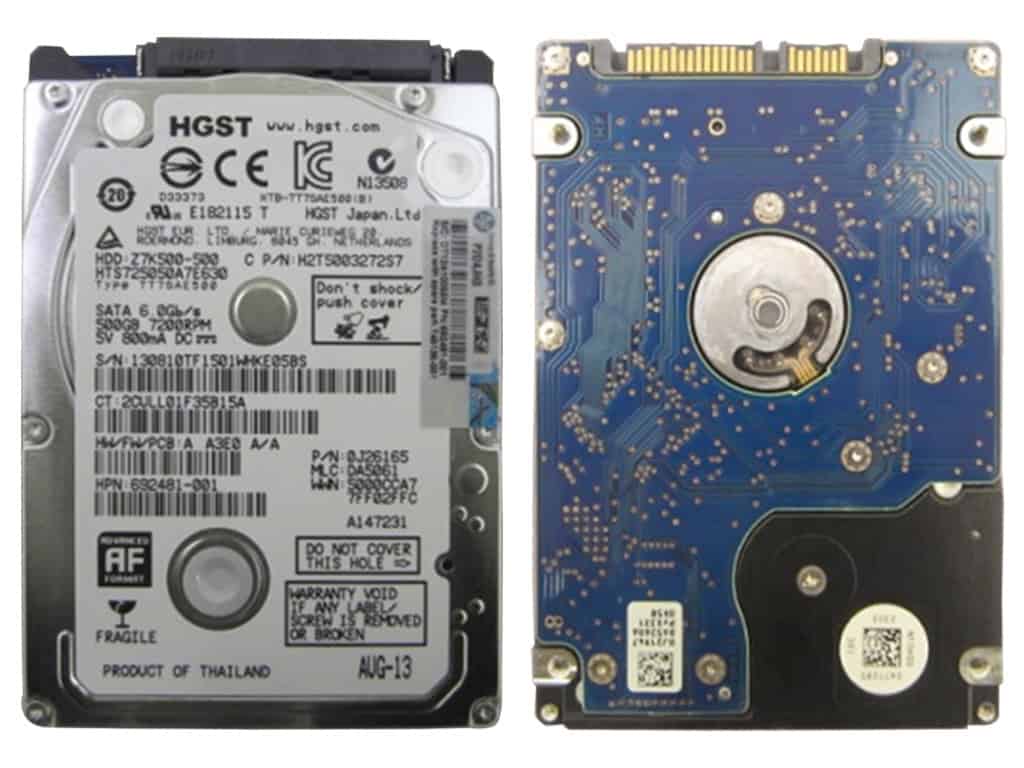 HP SKO-HDD SATA 2TB 5400RPM 7mm RAW (932486-850) thumbnail