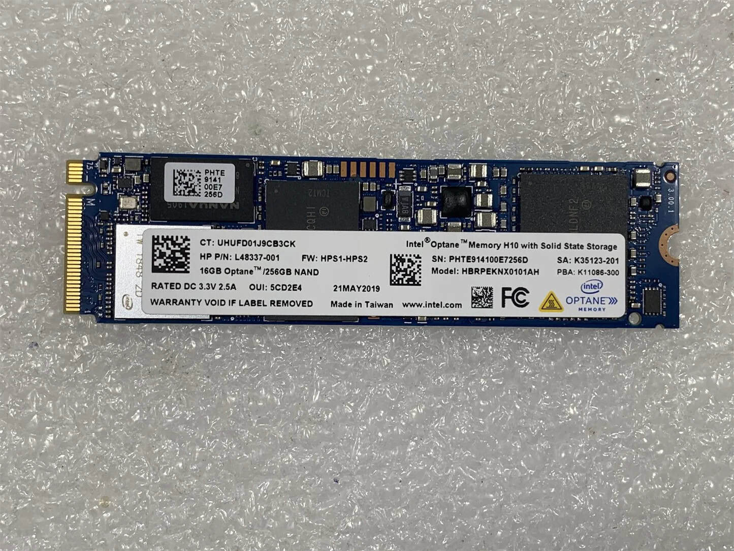 HP SKO-SSD 16GB/256GB M2 2280 TG PCIe 3D (L83988-002) thumbnail