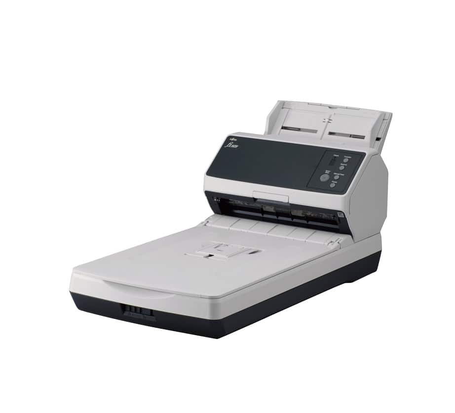 Fujitsu fi-8250 ADF-/handmatige invoer scanner 600 x 600 DPI A4 Zwart, Grijs (PA03810-B601) thumbnail