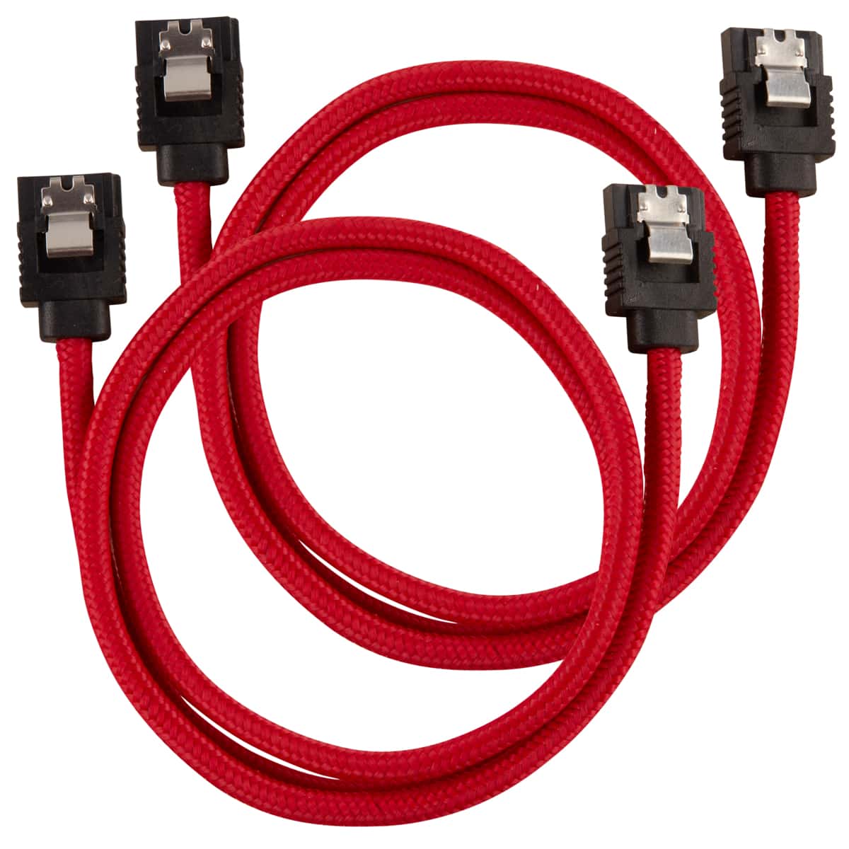 Corsair CC-8900254 SATA-kabel 0,6 m Zwart, Rood (CC-8900254) thumbnail