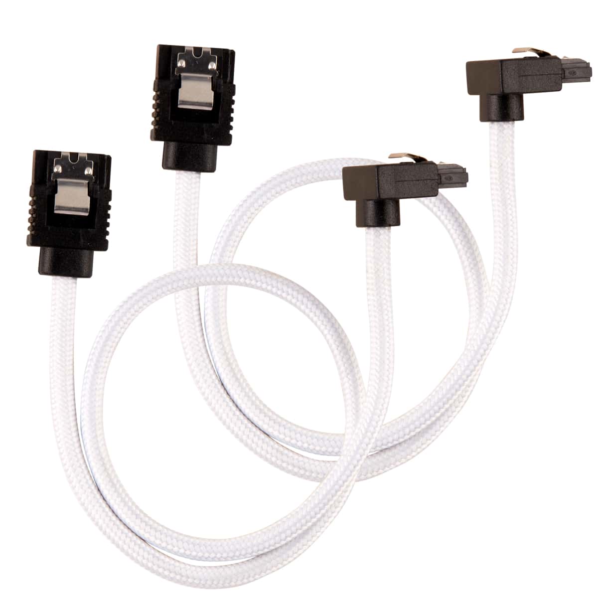 Corsair CC-8900279 SATA-kabel 0,3 m Zwart, Wit (CC-8900279) thumbnail