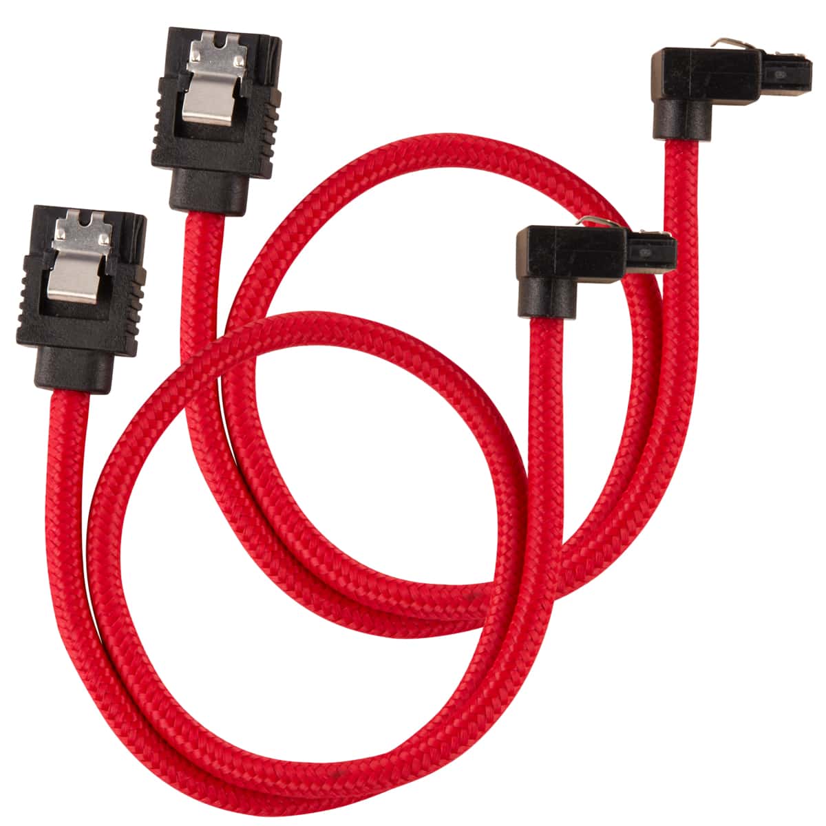 Corsair CC-8900280 SATA-kabel 0,3 m Zwart, Rood (CC-8900280) thumbnail