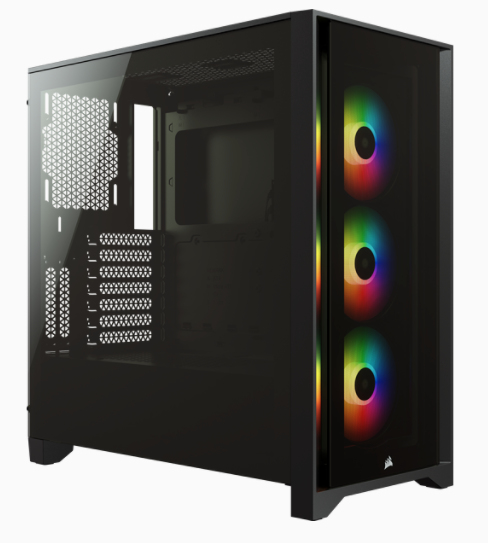 Corsair iCUE 4000X RGB Midi Tower Zwart (CC-9011204-WW) thumbnail