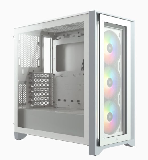 Corsair iCUE 4000X RGB Midi Tower Wit (CC-9011205-WW) thumbnail