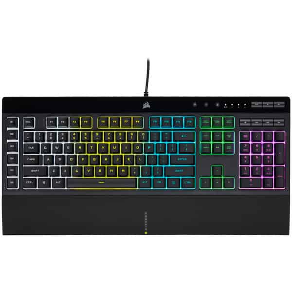 Corsair K55 RGB PRO toetsenbord USB Zwitsers Zwart (CH-9226765-CH) thumbnail