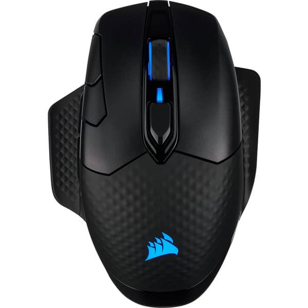 Corsair DARK CORE RGB PRO muis Rechtshandig RF Wireless + Bluetooth + USB Type-A Optisch 18000 DPI (CH-9315411-EU) thumbnail