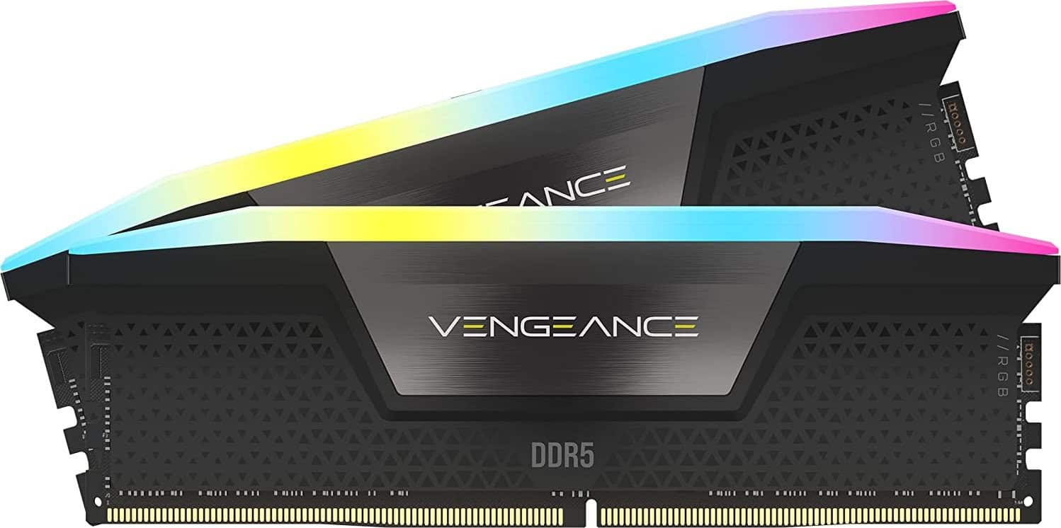 Corsair Vengeance 32GB (2K) DDR5 5200MHz RGB B geheugenmodule 2 x 16 GB (CMH32GX5M2B5200C40) thumbnail