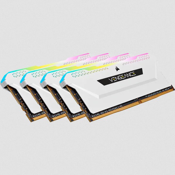 Corsair Vengeance CMH64GX4M4D3600C18W geheugenmodule 64 GB 4 x 16 GB DDR4 3600 MHz (CMH64GX4M4D3600C18W) thumbnail