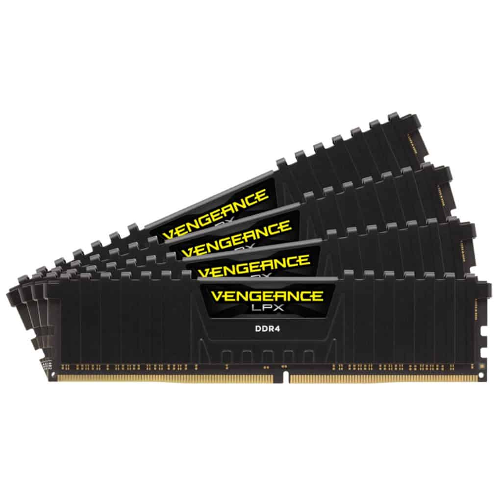 Corsair DDR4  16GB PC 2666 CL16 CORSAIR KIT (4x4GB) Vengeance Black retail (CMK16GX4M4A2666C16) thumbnail