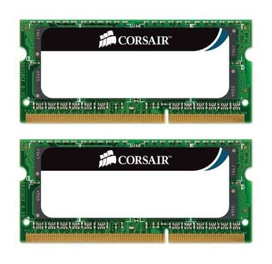 Corsair 16GB (2x8GB) DDR3L 1600MHz SO-DIMM geheugenmodule (CMSA16GX3M2A1600C11) thumbnail