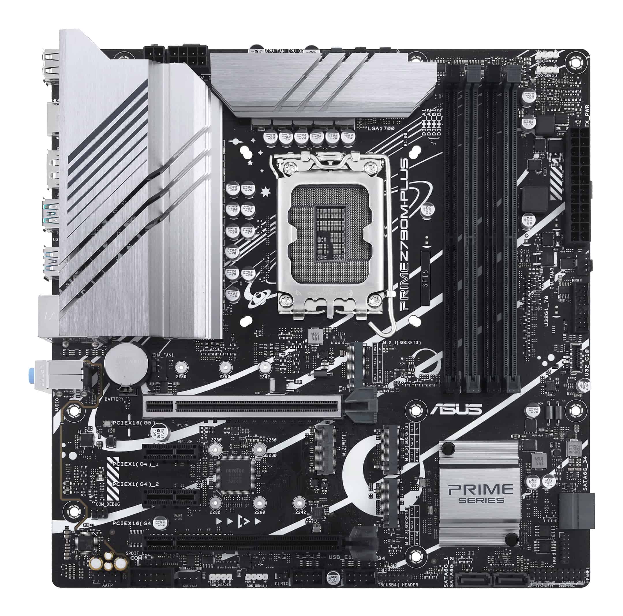 ASUS PRIME Z790M-PLUS Intel Z790 LGA 1700 micro ATX (90MB1E70-M1EAY0) thumbnail
